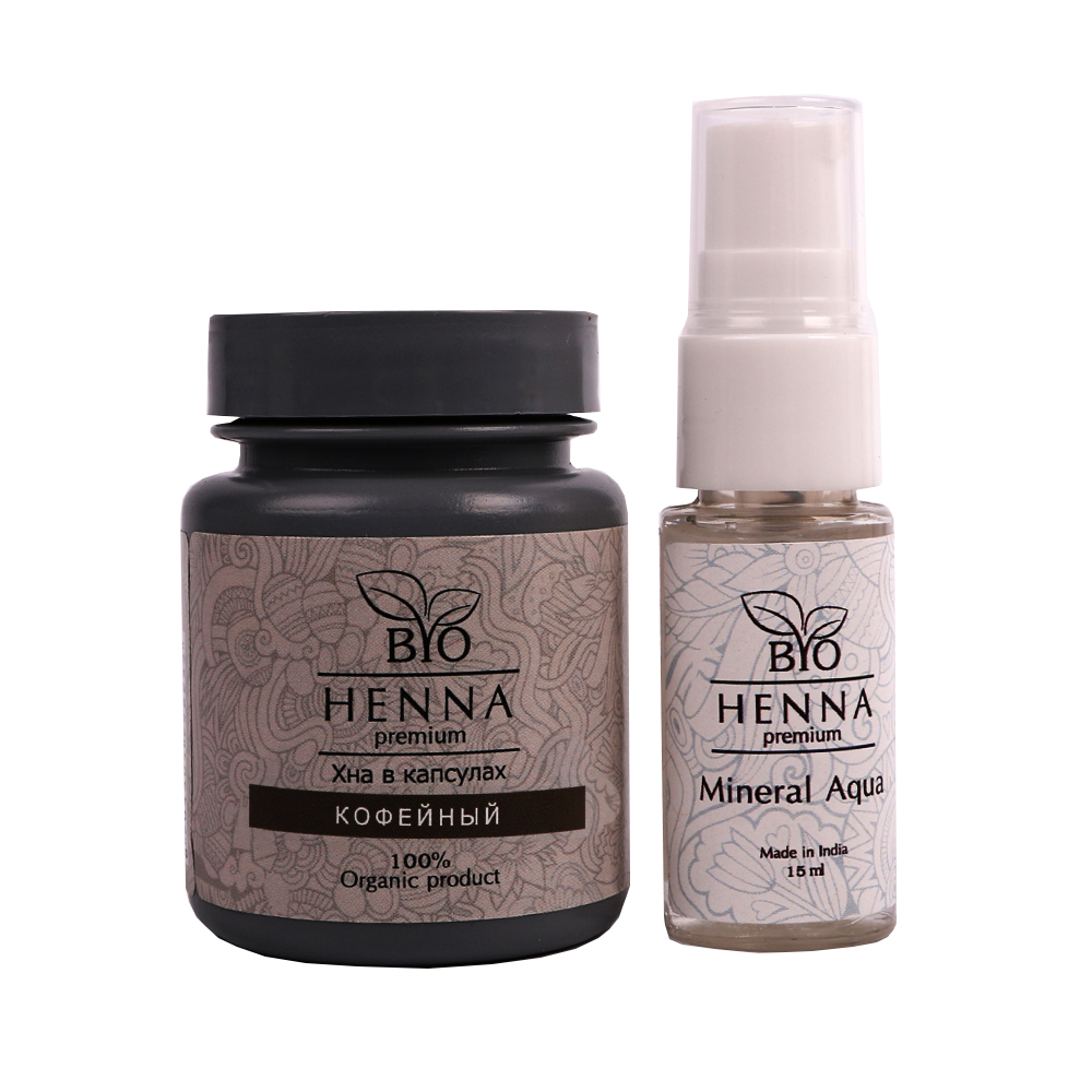 Подарочный набор Окрашивание 30 капсул - Bio Henna Premium